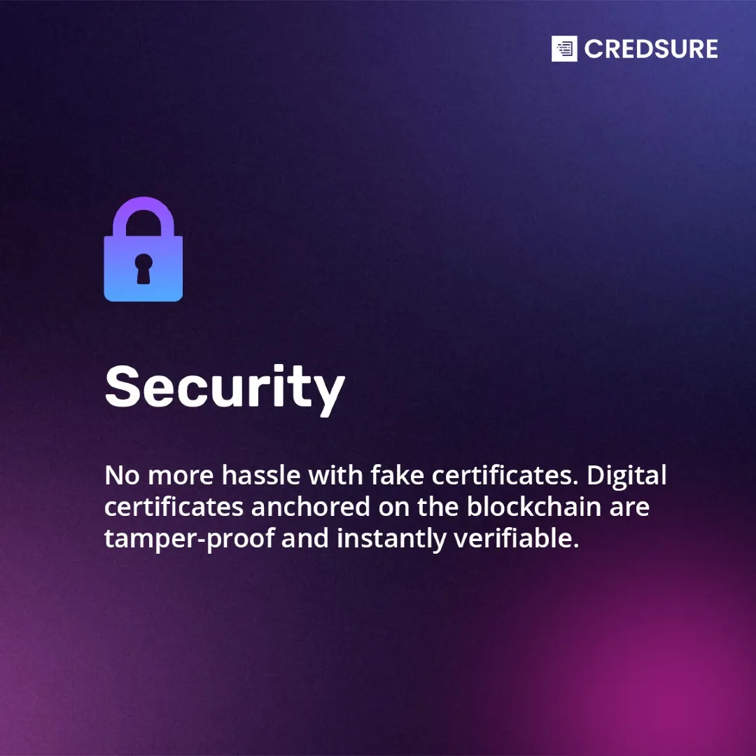 CredSure LinkedIn carousel “Digital vs paper certificates”, slide 2 of 5